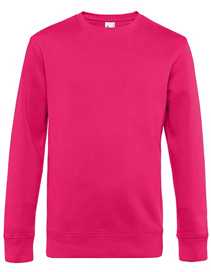 B&C BE INSPIRED KING Crew Neck Sweat_° – Magenta Pink
