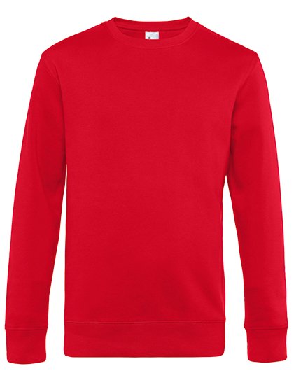 B&C BE INSPIRED KING Crew Neck Sweat_° – Red