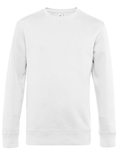 B&C BE INSPIRED KING Crew Neck Sweat_° – White