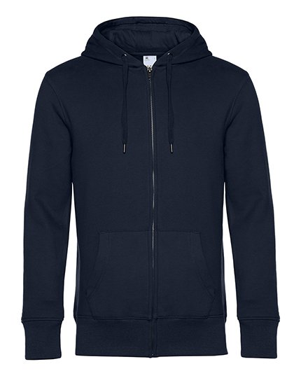 B&C BE INSPIRED KING Zipped Hood Jacket_° – Navy Blue