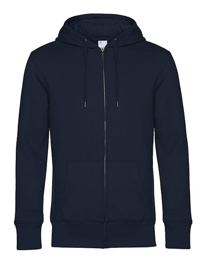 B&C BE INSPIRED KING Zipped Hood Jacket_° – Navy