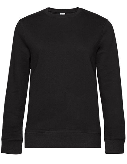 B&C BE INSPIRED QUEEN Crew Neck Sweat_° – Black Pure