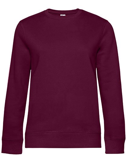 B&C BE INSPIRED QUEEN Crew Neck Sweat_° – Dark Cherry
