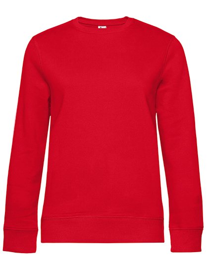 B&C BE INSPIRED QUEEN Crew Neck Sweat_° – Red