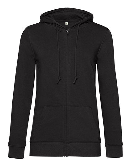 B&C BE INSPIRED Inspire Zipped Hood Jacket /Women_° – Black Pure
