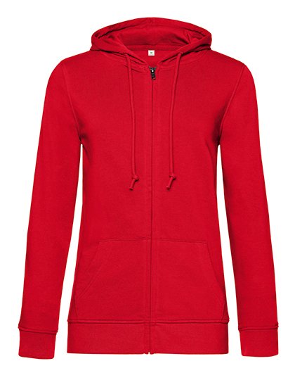 B&C BE INSPIRED Inspire Zipped Hood Jacket /Women_° – Red
