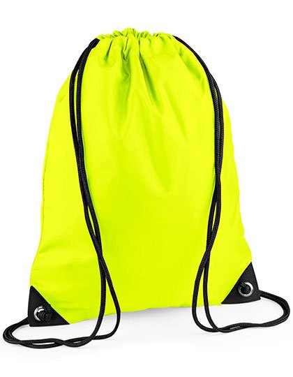 BagBase Premium Gymsac – Fluorescent Yellow