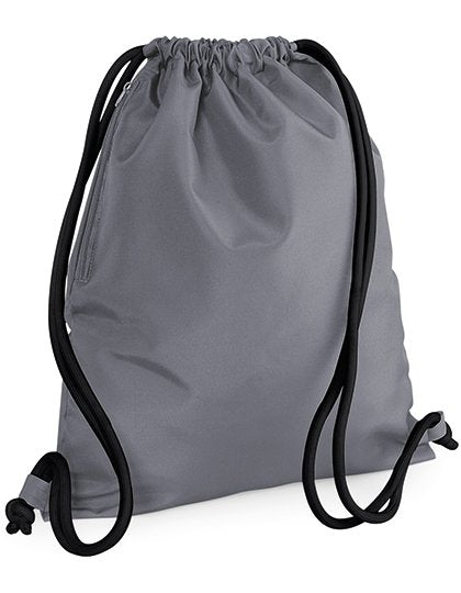BagBase Icon Gymsac – Graphite Grey / Black