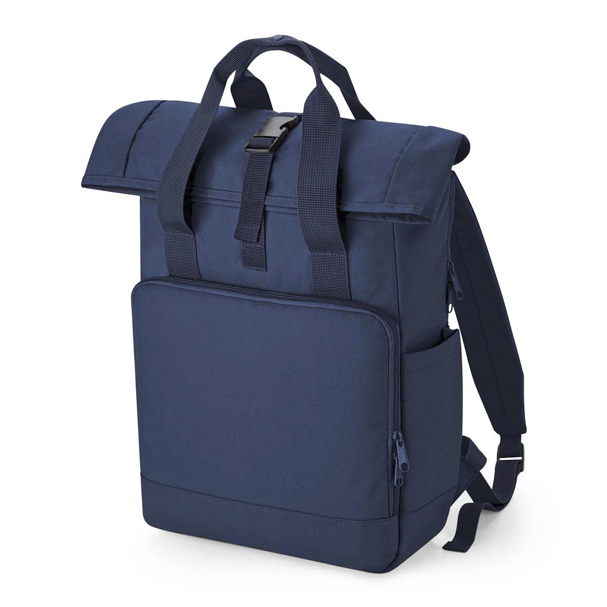 BagBase Recycled Twin Handle Roll-Top Laptop Backpack