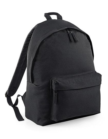 BagBase Original Fashion Backpack – Black / Black