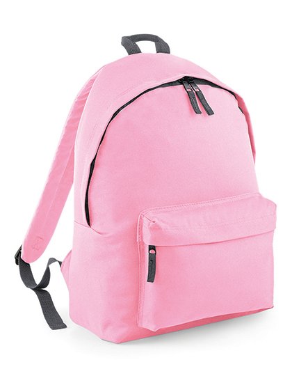 BagBase Original Fashion Backpack – Classic Pink / Graphite Grey