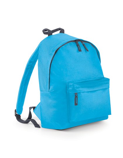 BagBase Original Fashion Backpack – Surf Blue / Graphite Grey