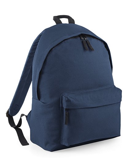 BagBase Maxi Fashion Backpack – French Navy / Black