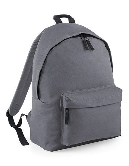 BagBase Maxi Fashion Backpack – Graphite Grey / Black
