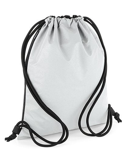 BagBase Reflective Gymsac – Silver Reflective