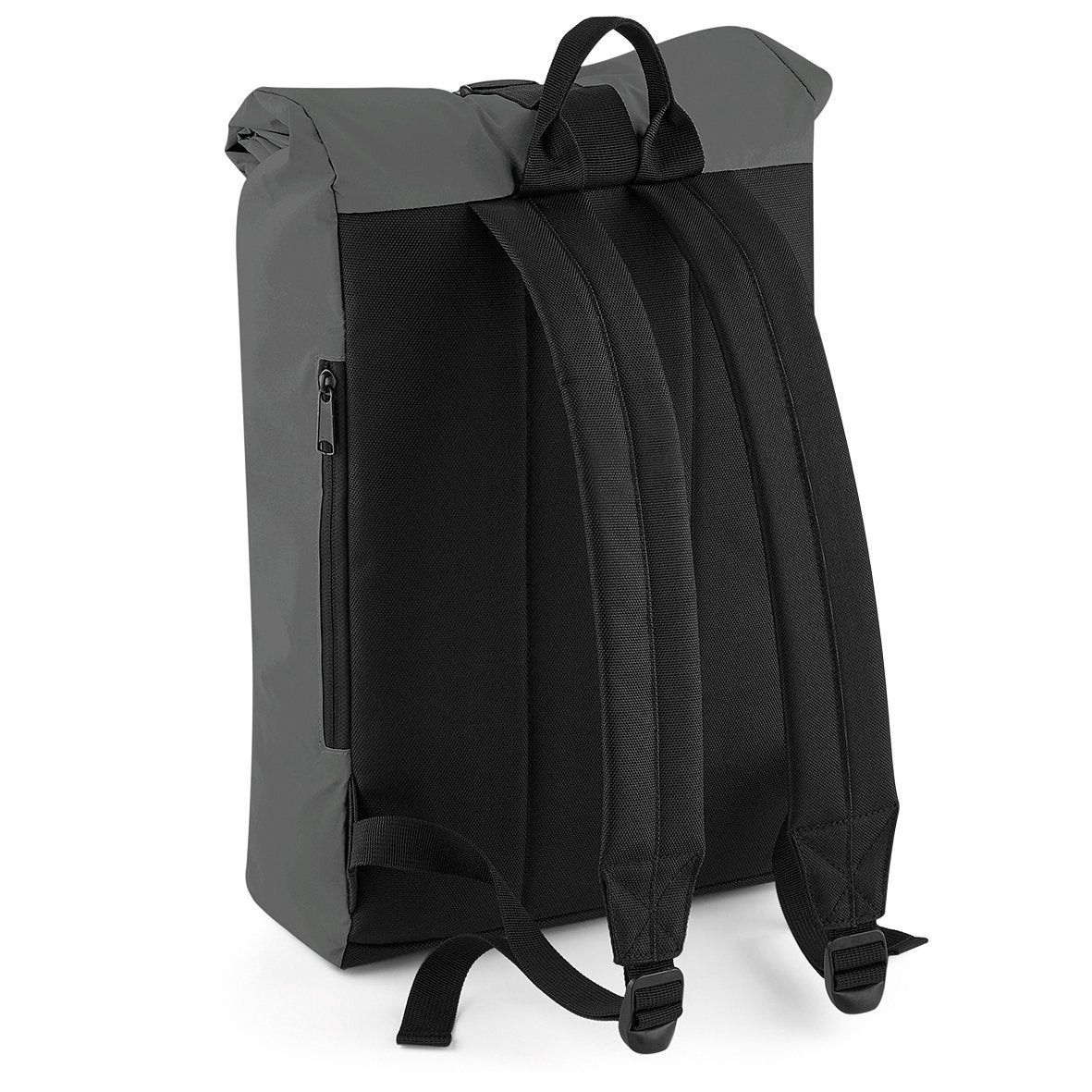 BagBase Reflective Roll-Top Backpack