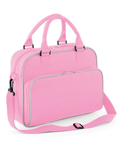 BagBase Junior Dance Bag – Classic Pink / Light Grey
