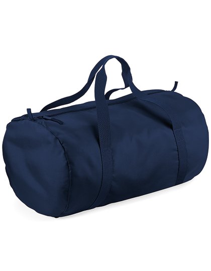 BagBase Packaway Barrel Bag – French Navy / French Navy