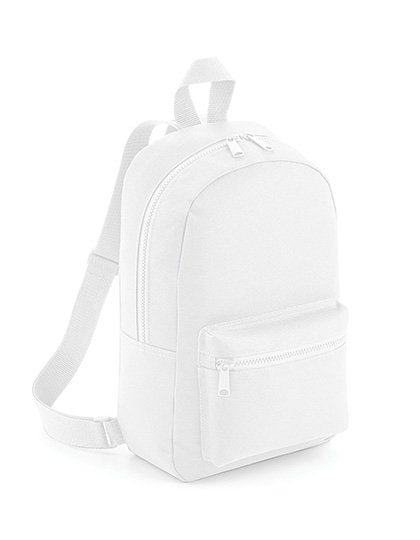 BagBase Mini Essential Fashion Backpack – White