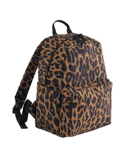 BagBase Leopard Print Mini Backpack – Leopard Print