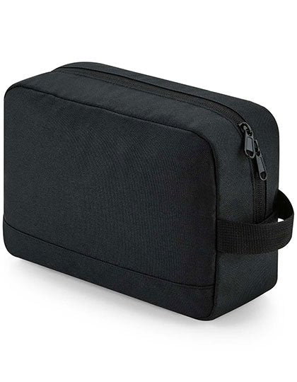 BagBase Recycled Essentials Wash Bag – Black