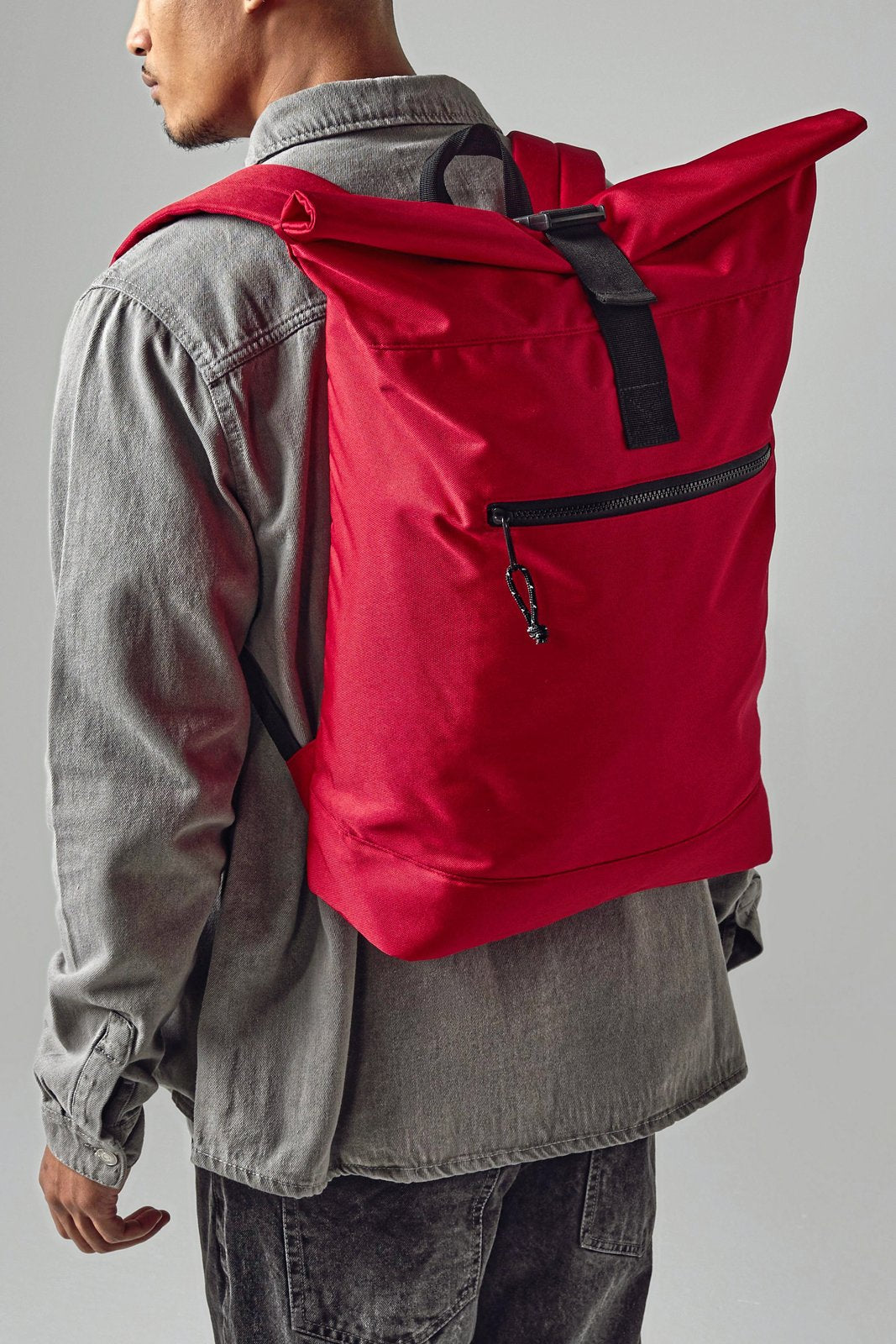 BagBase Recycled Roll-Top Backpack