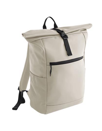 BagBase Athlux Roll-Top Backpack – Natural Stone