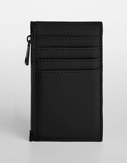BagBase Matte PU Card Holder – Black