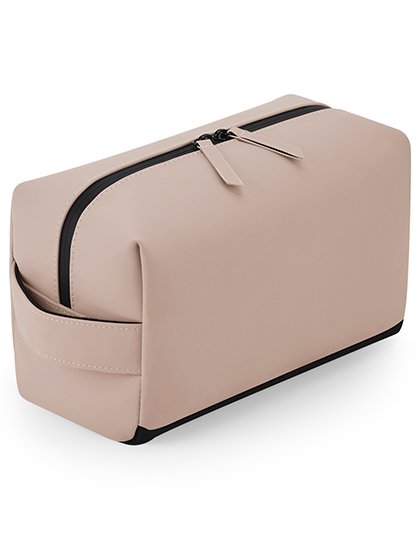 BagBase Matte PU Toiletry/ Accessory Case – Nude Pink
