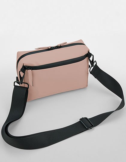 BagBase Matte PU Cross Body Bag – Nude Pink