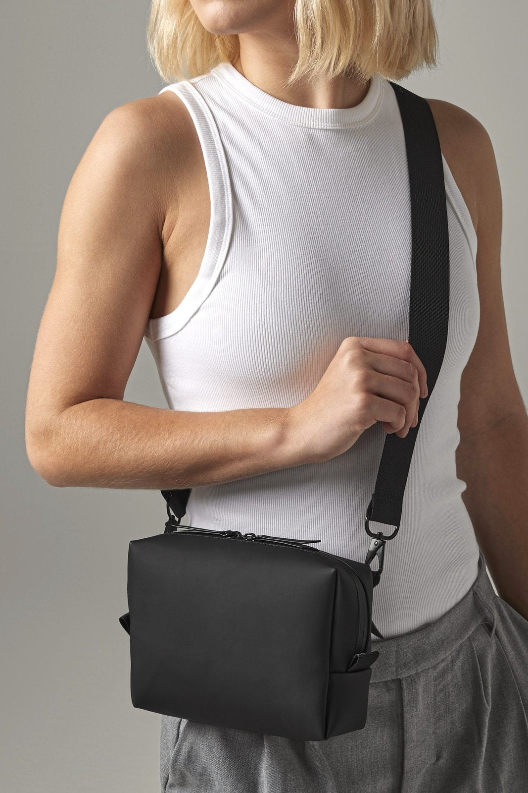BagBase Matte PU Cross Body Bag