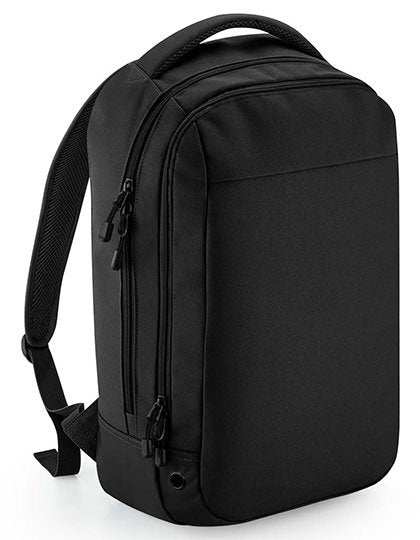 BagBase Athleisure Sports Backpack – Black / Black