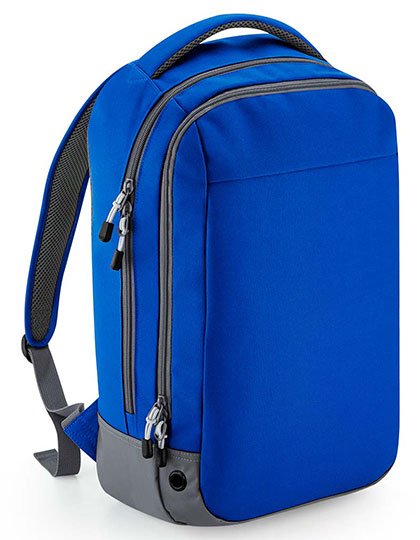 BagBase Athleisure Sports Backpack – Bright Royal / Grey