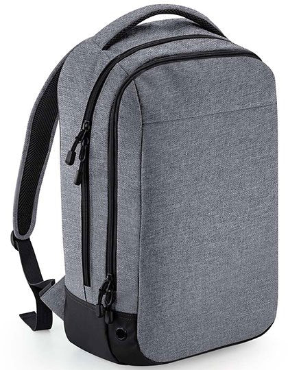 BagBase Athleisure Sports Backpack – Grey Marl / Black