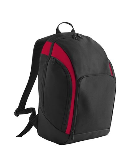 BagBase Teamwear Backpack – Black / Red