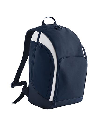 BagBase Teamwear Backpack – Navy / White