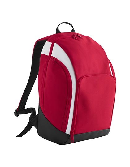 BagBase Teamwear Backpack – Red / White
