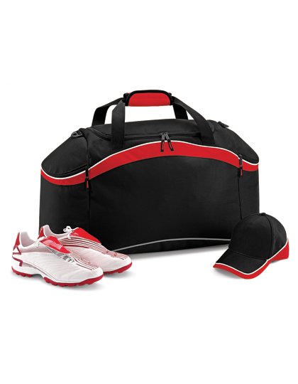 BagBase Teamwear Holdall – Black / Classic Red