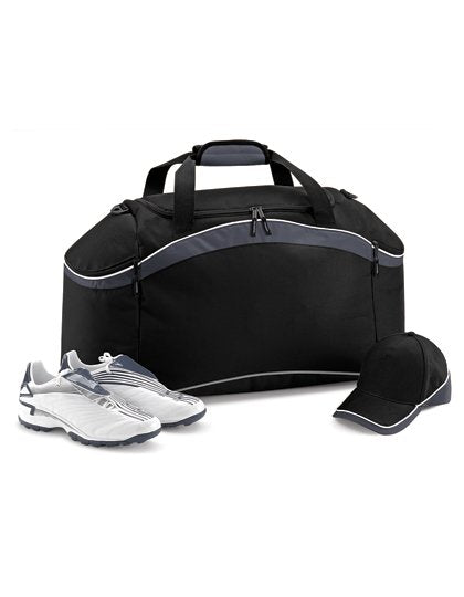 BagBase Teamwear Holdall – Black / Graphite Grey