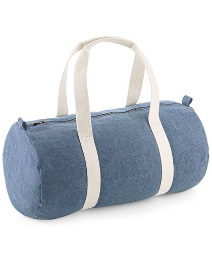 BagBase Denim Barrel Bag – Light Denim