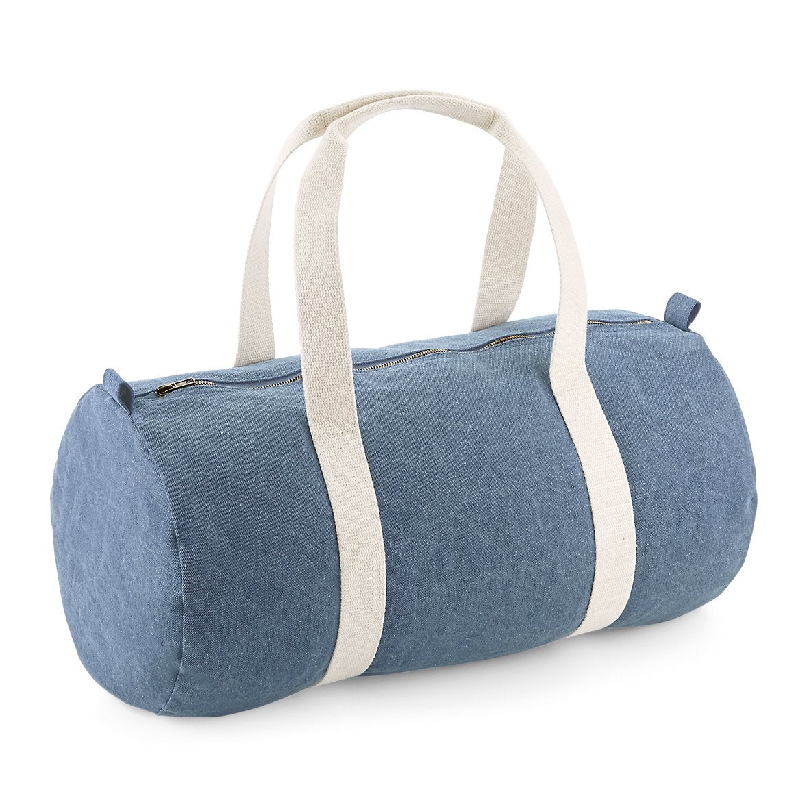 BagBase Denim Barrel Bag