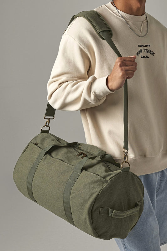 BagBase Vintage Canvas Barrel Bag