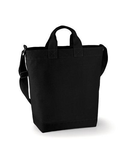 BagBase Canvas Day Bag – Black