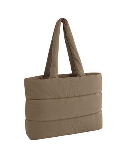 BagBase Quilted tote Bag – Earthy Green