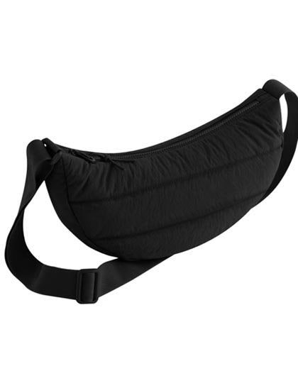 BagBase Quilted Cross Body Bag – Black