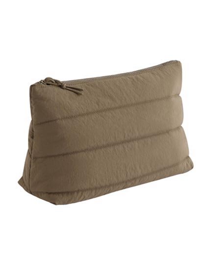 BagBase Quilted Accessory Case – Earthy Green