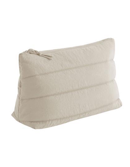 BagBase Quilted Accessory Case – Natural Stone