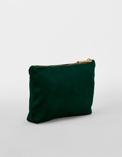 BagBase Velvet Accessory Bag – Dark Emerald