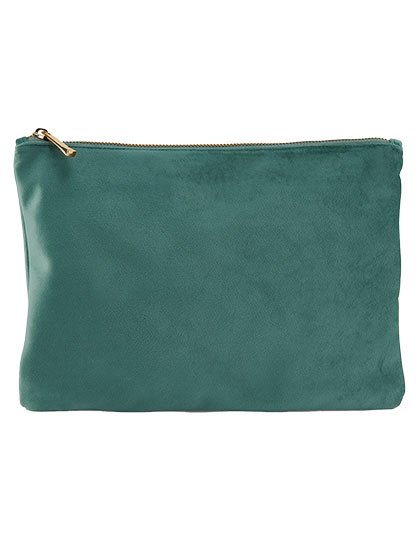 BagBase Velvet Accessory Pouch – Jade