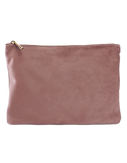 BagBase Velvet Accessory Pouch – Rose Quartz